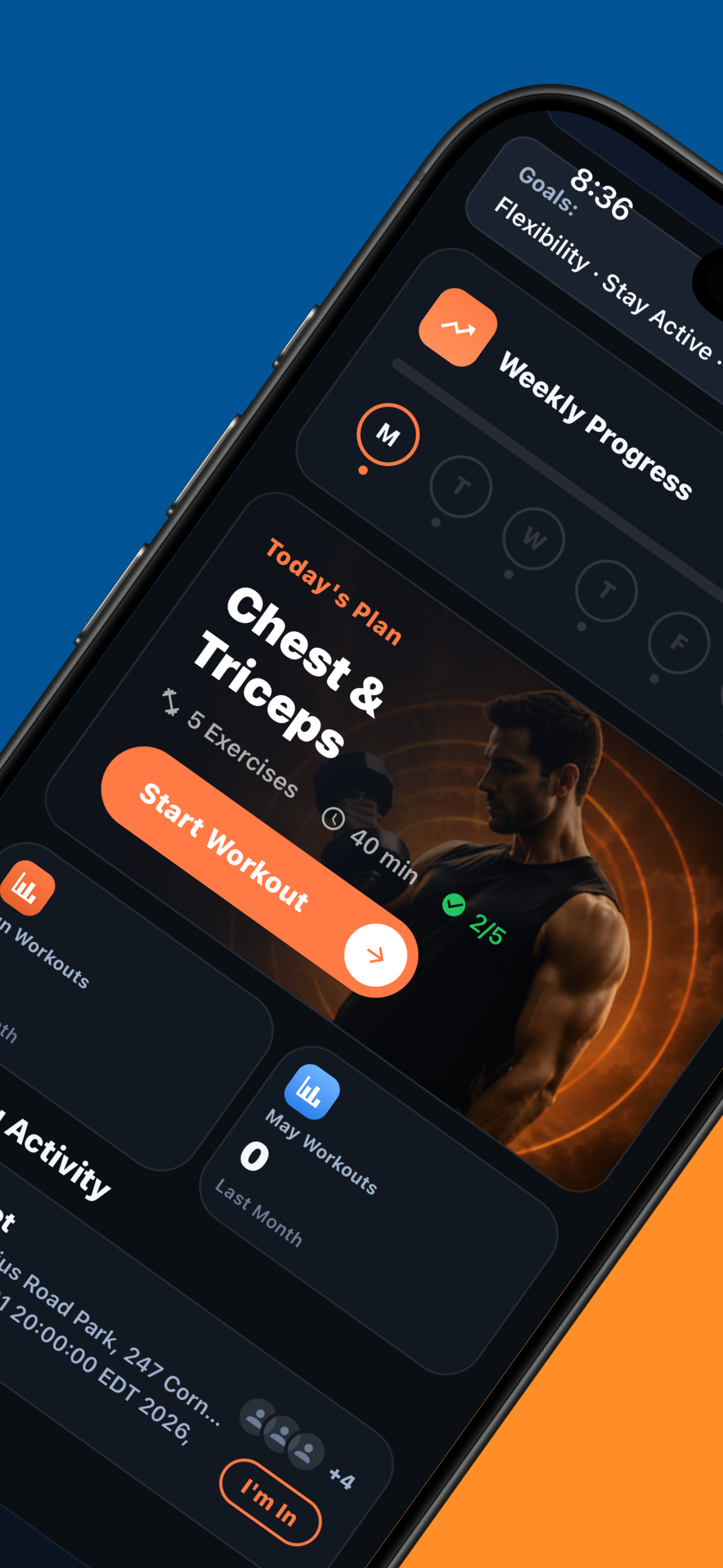 Fitly app screen 2